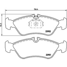 Brembo Fren Balatası Arka Mercedes Sprınter B901&GT;B904 . Vw Lt 28-35-46