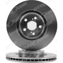 Otozone Ön Fren Diski Hava Kanallı Toyota Corolla Verso 2.0l 1cdtv D-4d CDE120 01-06 / Avensıs 2.2l 2AD-FT V ADT251 05-09 295 Çap x 5 Bijon - Adet Disk Fiyatıdır