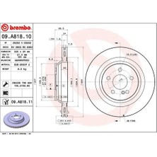 Brembo Fren Dıskı Arka Mercedes Amg W221 C216 W222 R230