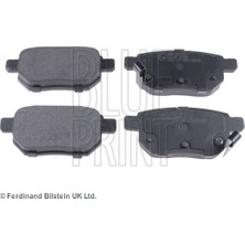 Blue Print Arka Fren Balata Toyota Aurıs. Corolla 1.6l 1zr-Fe ZRE151 07-11 / 1.33L 1nr-Fe NRE150 6 Vites 10->