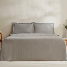 Karaca Home Farel Müslin Çift Kişilik Pike Takımı Açık Gri