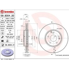 Brembo Fren Dıskı On Mercedes W203 CL203 C209 W210 R170