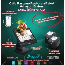 Lotus Pecas Mutpos Cafe & Restoran Adisyon ve Sipariş Sistemi - Onset Yazılım Dahil Süresiz Lisans