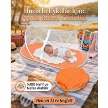 Yurt Ticaret Pratik Katlanır. Katlanabilir Bebek Cibinlik. Çantalı. 0-6 Yaş
