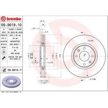 Brembo Ön Fren Aynası Corsa F-Crosland X-Mokka E-PARTNER-BERLINGO-307-207-208-2008-1007-308-C3-C3 Aırcross- C4-C5-Xsara-Ds3 283X26X4DLXHAVALI 4249.84-4249.18