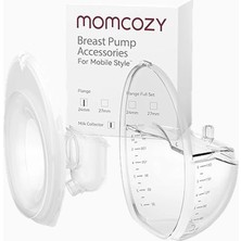 Momcozy M6 Giyilebilir Göğüs Pompası 24 mm Flanş ve Süt Toplama Yedek Parçası