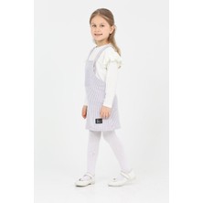 Eftelya Kız Çocuk Salopet 2'li Elbise (Salopet Elbise+Bady BLUZ)12182