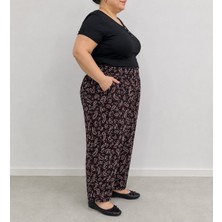 Store Büyük Beden Yazlık Penye Kadın Şalvar Pantolon