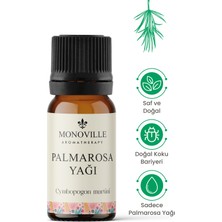Monoville Palmarosa Uçucu Yağı 10 ml Saf ve Doğal (Palmarosa Essential Oil)