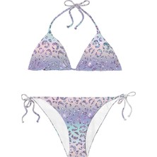 Slipstop Nora Junior Kolay Kuruyan Uv Korumalı Fırfırlı Bikini Kız Çocuk Bikini SB2611000605