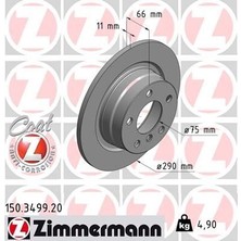 Zimmermann Fren Dıskı Arka Bmw F20 F21 F22 F23