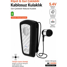 Exenar Titreşimli Kablosuz Makaralı Kulaklık Titreşimli Bluetooth Kulaklık 15 Saat