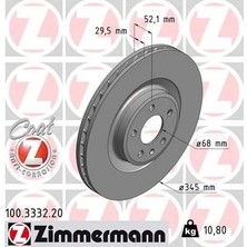 Zimmermann Ön Fren Aynası Havalı Q5 2.0 Tfsı/2.0 Tdı/3.0 Tdı/3.2 Fsı 08- A5 S5 Quattro 07- A4 S4 Quattro 08- 986479590-DF6014S