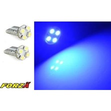 Forza LED Ampül 12V.4 Lü Smd B.dipsiz Mavi