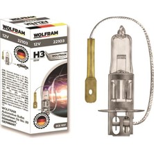 Wolfram Ampul 12V H3 55 PK22S Standart Işık 64151