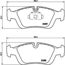 Brembo Fren Balatası On Bmw E46 E36