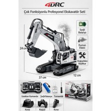 Begin Power Uzaktan Kumandalı 3 Başlıklı Duman Atan Şarjlı Metal Iş Makinesi Kepçe Kırıcı