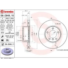 Brembo Fren Dıskı On Bmw E81 E82 E87 E88 E90 E91 E92 E93 E89