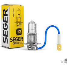 Seger Ampul H3 12V 55W PK22S Standart Yenileme 3.500K Standart Işık