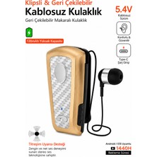 Exenar Titreşimli Kablosuz Makaralı Kulaklık Titreşimli Bluetooth Kulaklık 15 Saat