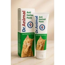 Dr. Animal Dr. Animaı Anti-Hairball & Gastrointestinal Kedi Macunu Tüy Yumağı ve Sindirim Desteği 75 ml