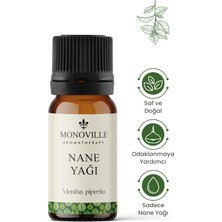 Monoville Nane Uçucu Yağı 10 ml Saf ve Doğal (Peppermint Essential Oil)