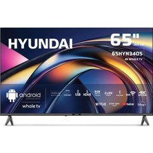 Hyundai 65HYN3405 4K Ultra Hd 65" 165 Ekran Uydu Alıcılı Smart LED Tv