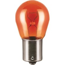 Wolfram Ampul 12V PY21W 21 BAU15S 93 Ampul Yan Tırnak Sarı Stop-Sinyal ve Park Serisi 7507