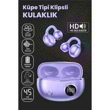 Teknoloji Gelsin Klipsli Bluetooth Kulaklık Kablosuz Anc Enc Çift Mic. LED Gösterge Küpe Kulaklık