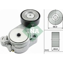 Ina Mixdepo Alternatör Gergi Rulmani Golf5/6-Jetta-Passat-Scirocco-Tiguan-A3-Leon 1.4tsi 04-10 Blg-Bmy-Ca