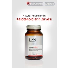 Astazine Astaksantin Antioksidan | Haematococcus Pluvialis Kaynaklı | Hücresel Koruma & Dayanıklılık Desteği Takviye Edici Gıda