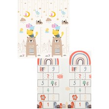 Elfobaby Enjoy And Learn - Katlanabilir - Extra Large - Çift Yönlü - Oyun Halısı ve Matı  (Taşıma Çantalı)