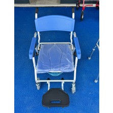 Bemor Alüminyum Banyo Tuvalet Tekerlekli Sandalye