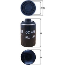 Mahle Mixdepo Yağ Filtresi Golf Vi-Passat 10 Tiguan 07 T5 11 A3 04 A4 08 A6 11 Octia 09 Leon 09 2.0 Tfsi