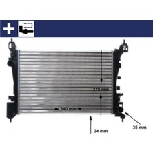 Mahle Mixdepo 8MK376756-324 Radyatör Corsa D Corsa E 540X378X23 A12XER A12XEL B12XEL A14XER B14XER 2011