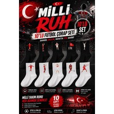Rabona Fashion Milli Ruh 10'lu Retro Futbol Çorap Seti
