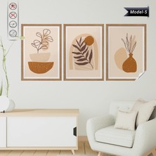 Akıllı Kağıt Statik Tutunma Özellikli Tablo - Poster Modern (Model- 5)