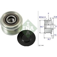 Ina Mixdepo Alternatör Kasnaği Rulmanli Chevrolet Captiva-Epica-Lacetti-Nubira 2.0d 06 Antara 2.0 Cdti 07
