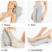 Kallisto RX7 Premium Shiatsu Masaj Tekniğiyle Titreşimli Ovmalı Isı Terapili Şarjlı Raylı Sırt Masaj Cihazı