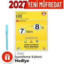 Tonguç Akademi 7'den 8'e Hazırlık Kitabı + Hediyeli
