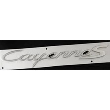 Gkl TW6410090 Porsche Yazı Cayenne S 3-30 cm Büyük Krom