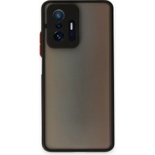 DS LLC Xiaomi Mi 11T Pro Kılıf Montreal Silikon Kapak - Siyah