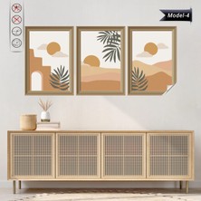 Akıllı Kağıt Statik Tutunma Özellikli Tablo - Poster Modern (Model- 4)