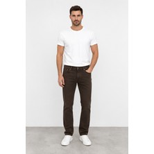 Bihan Store Erkek Regular Fit Jean Pantolon Günlük ve Klasik Mc Clap 7209-KAHVE