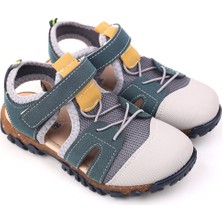 Walkenzo Arzn 4831 Erkek Çocuk Ortopedik Rahat Taban Sandalet