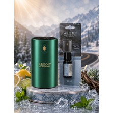 Areon Aromatik Difüzör Yeşil (Klasik Metal) + Arctic Road