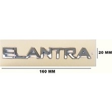 PINUKS TW3310027 Hyundaı Yazı Elantra Krom 2003-2006
