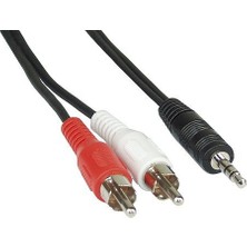 Qty Bilgisayar Anfı Bağlantı Kablosu 1.5M 2Rca 1 Aux