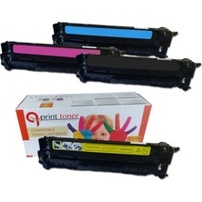 QPRİNT TONER Hp CC530A/531A/532A/533A Set Muadil Toner