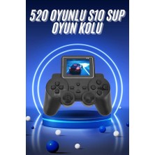 2.4 Inç Ekran 520 Oyunlu Retro Temalı Kablosuz Oyun Kolu El Atarisi